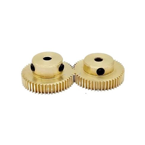 ELILANEY 0.5M 40T Copper Straight Teeth Pinion 0.5 Module 40 Teeth Spur Gear with Step 21mm OD Cylindrical Gear Mechanical(3mm bore) in Saudi Arabia