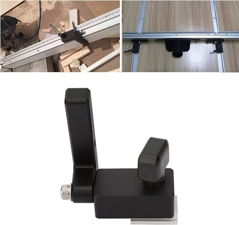 ERYUE Woodwork T Slot Mitre Chute Limit للأدوات اليدوية DIY عالية الجودة متينة لعشاق الأعمال الخشبية (مقبض مربع) in Kuwait