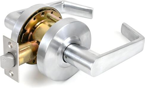 YoukeyHomi Entry/Entrance Keyed Function Commercial Heavy Duty Cylindrical Handle Lock, Commercial Door Handle, Heavy-Duty Door Lock,ANSI Grade-2,UL 3 Hour Fire Rated, ADA Compliant. (Entrance) in Saudi Arabia