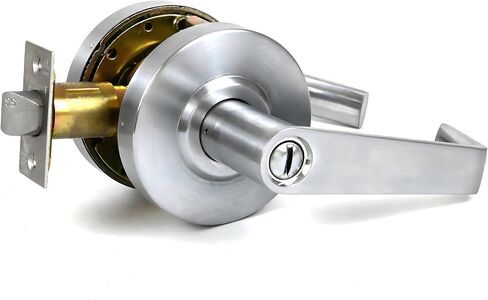YoukeyHomi Entry/Entrance Keyed Function Commercial Heavy Duty Cylindrical Handle Lock, Commercial Door Handle, Heavy-Duty Door Lock,ANSI Grade-2,UL 3 Hour Fire Rated, ADA Compliant. (Entrance) in Saudi Arabia