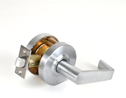 YoukeyHomi Entry/Entrance Keyed Function Commercial Heavy Duty Cylindrical Handle Lock, Commercial Door Handle, Heavy-Duty Door Lock,ANSI Grade-2,UL 3 Hour Fire Rated, ADA Compliant. (Entrance) in Saudi Arabia