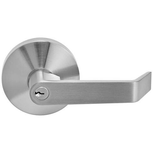Commercial Panic Exit Device with Push Bar and Exterior Lever Handle, UL10C & ANSI Grade 1 Certified, ADA Compliant Emergency Exit Door Hardware for Safety & Durability (211P-With Lever Handle) in Saudi Arabia