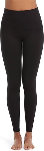 SPANX Seamless Leggings - Comfortable Athletic Wear - Core & Tummy Control for Shaping - Natural Waist Fit - Black - X Small in Saudi Arabia