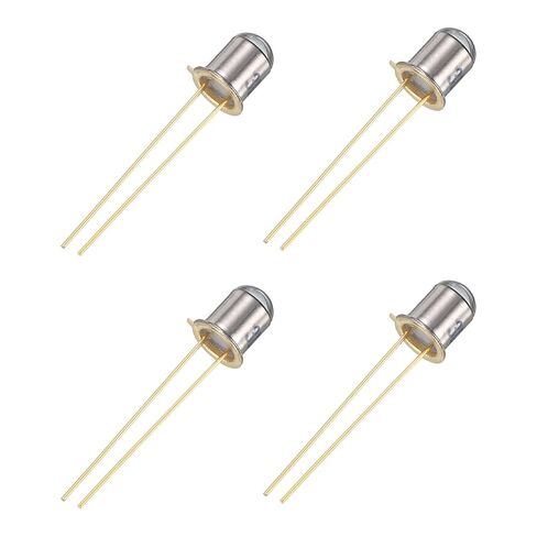 Generic 5mm Photodiode, 4 Pack Photo Transistors Photodiodes Light Sensitive Diode Sensors Round Lens for Electronic Project in Saudi Arabia