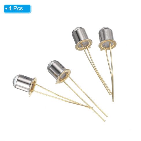Generic 5mm Photodiode, 4 Pack Photo Transistors Photodiodes Light Sensitive Diode Sensors Round Lens for Electronic Project in Saudi Arabia
