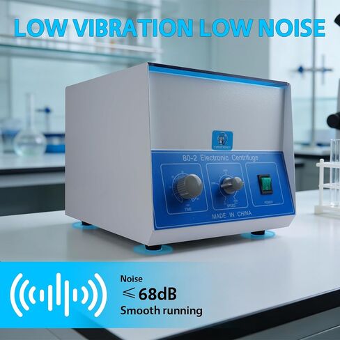 FYRVEXENZI 80-2 Electric Lab Centrifuge 4000RPM, 12x20mL Benchtop Centrifuge Machine, Timer 0-120min, Adjustable Speed, Medical Plasma PRF Centrifugadora for Lab & Beauty Use 110V in Kuwait