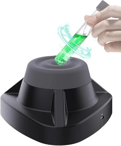 Mini Vortex Mixer 10000RPM Tattoo Ink Pigment Mixer Vibrator Powerful Swirl Shake Mixer for Acrylic Pigments Nail Polish Mascara Adhesives (Black) in Saudi Arabia
