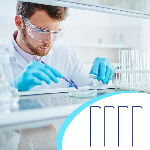 Saysurey 200 Pcs Cell Spreader, L Shape Aseptic Disposable Polypropylene Spreaders, Individually Wrapped for Laboratory Scientific Microbiology Research Use in Saudi Arabia