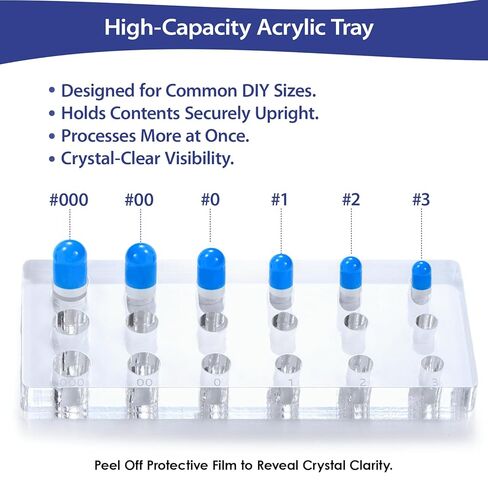 مجموعة معالجة البودرة الكاملة من Apxton للاستخدام المنزلي والاستخدام المنزلي - تتضمن مجموعة أدوات المختبر مداخل صغيرة وملاعق قياس ومجارف ومكبس وصينية أكريليك والمزيد للتوابل والحرف اليدوية (الحجم #000 00 0 1 2 3) in Kuwait