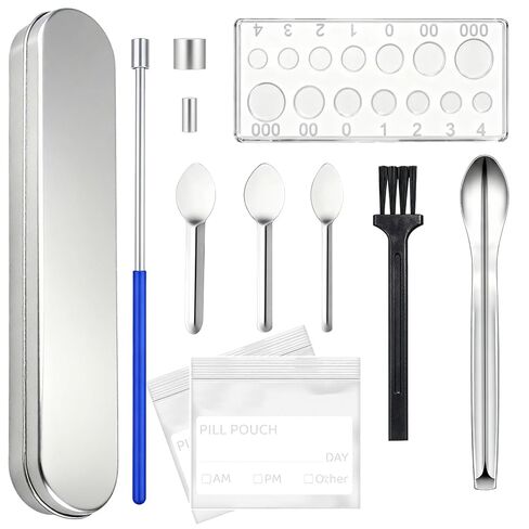 مجموعة أدوات الحشو - مجموعة مستلزمات المنزل والمختبر المصنوعة من الفولاذ المقاوم للصدأ للحجم #000#00#0#1#2#3#4 - الملحقات المنزلية التي يمكنك صنعها بنفسك in Kuwait