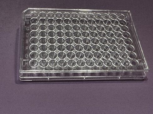 لوحة 96-Well Cell Culture، درجة مختبر الأحياء، عبوة من قطعة واحدة - للبحث العلمي، والشركات الناشئة في مجال التكنولوجيا الحيوية، وتعليم العلوم (ليس للاستخدام التشخيصي أو العلاجي) in Saudi Arabia