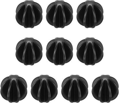 uxcell 10 Pcs Shaker Ball, 1.8" Protein Shaker Ball Plastic Stirring Mixer Whisk Shaker Replacement for Shake Drinking Bottle Cup Protein Bottle Sports Drink, Black in Saudi Arabia