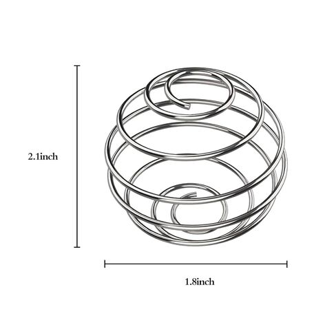 LVYKING 304 كرات اهتزاز من الفولاذ المقاوم للصدأ، كرات التحريك، تستخدم لخلط القهوة ومسحوق البروتين والشاي، 2.1 بوصة، قطعتان in Kuwait