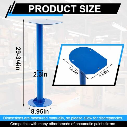 Zonon 1 Set Air Paint Shaker Air Paint Stirrer Stand with Mounting Hardware Saving Valuable Countertop or Tabletop Space in Saudi Arabia