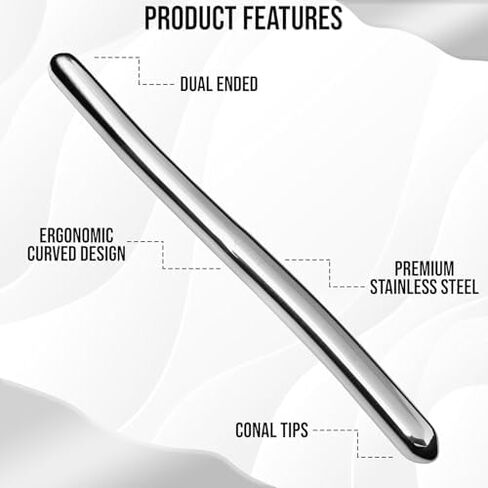8-Piece Stainless Steel Hegar Dilator Set | Urology & Gynecology Instrument Kit | Smooth Polished Urethral Dilators with Case – Reusable Medical Grade Rods in Saudi Arabia