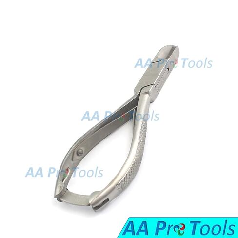 AA PRO New Professional Heavy Duty Toe Nail Clipper Cutter Nipper Double Spring CONVAVE Pedicure 5.5" with Clip A+ Quality in Saudi Arabia