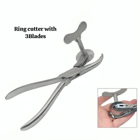Ring Cutter with 3 Blades – Finger Ring Removal Tool for Emergency Medical Tool/Jewelers Ring Remover Cutter in Saudi Arabia