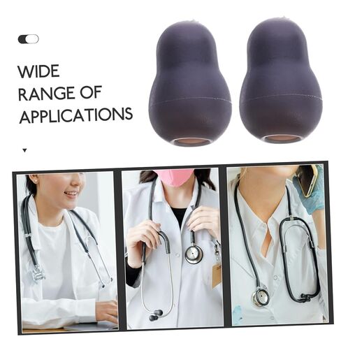 Mobestech 10pairs Stethoscope Ear Tips Comfortable Replacement Earbuds for Enhanced Sound Isolation and Durability Compatible Stethoscopes Grey in Saudi Arabia