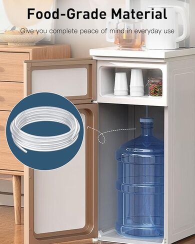 Pawfly 3 ft Food Grade Silicone Tubing, 3/8" ID x 1/2" OD, High Temp Pure Silicone Hose for Home Brewing Winemaking, Flexible Transparent Plastic Tubing, Silicone Pipe, Air Hose, Aquarium Tubing in Saudi Arabia