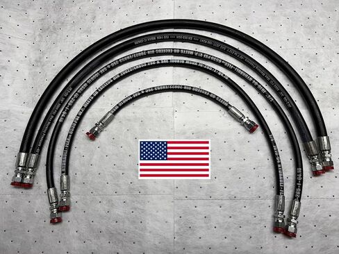 لمجموعة ترقية خرطوم هيدروليكي FISHER XV2 XTREMEV XV1 (جميع الخراطيم الخمسة) 2 سلك جديلة أثقل (R16) ضغط عمل أعلى مع نصف (ويعرف أيضًا باسم أفضل) نصف قطر الانحناء تم تجميعه في الولايات المتحدة الأمريكية - يتم الشحن بسرعة - in Saudi Arabia