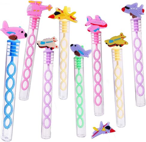 24 Packs Mini Bulk Airplane Bubble Wands for School Beach Pool Theme Summer Party Supplies in Saudi Arabia