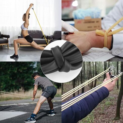 أنابيب مطاطية طبيعية من اللاتكس 1/4 بوصة (6 مم) معرف × 3/8 بوصة (9 مم) أنابيب جراحية من OD أنبوب خرطوم للياقة البدنية (أسود 10 قدم 50 قدم) (أسود، 10 قدم) in Kuwait