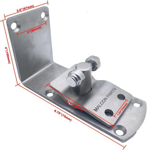 أجزاء مالكون من الفولاذ المقاوم للصدأ المفصلي العلوي ومجموعة تجميع لوحة المحمل لنظام التأرجح المزدوج العمل إلياسون K0198، K0197، K0196، K0195 in Kuwait