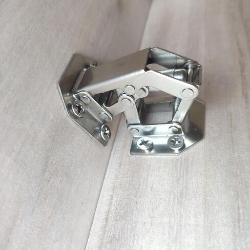 4 Pack Cabinet Soft Close Hidden Hinges Surface Mount Kitchen Cabinet Hinges Heavy Duty for Kitchen Cabinet Concealed Hinges (4, 4 INCH) in Saudi Arabia