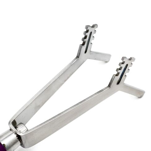 1 Piece Dental Jacket Grip Forceps Crown Spreader Remover Crown Telescope Tweezer Jaw Dental Diamond Pin Plier (1 Piece Purple Handle) in Saudi Arabia