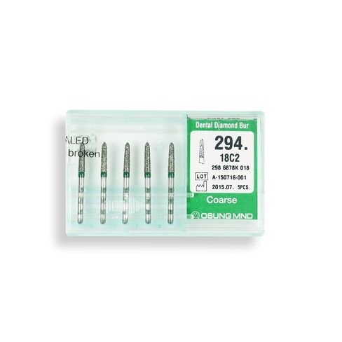 294.18C2, Torpedo, Conical, 1.8 mm Dia, Coarse Grit Diamond Bur, 5 per Pack in Saudi Arabia