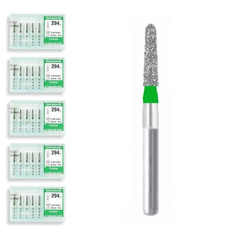 294.18C2, Torpedo, Conical, 1.8 mm Dia, Coarse Grit Diamond Bur, 5 per Pack in Saudi Arabia
