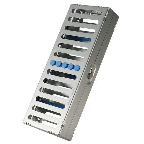 JMU Dental Sterilization Cassette for 7 Instruments, Hinge Design, Autoclave Instrument Cassette Rack in Kuwait