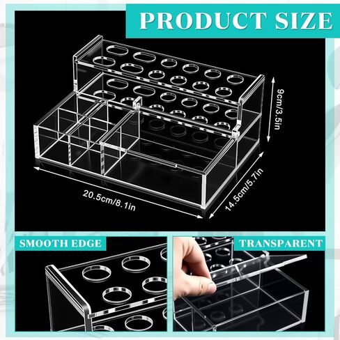 منظم حقنة مركب للأسنان من تشونفول، حامل حقنة أسنان متعدد الوظائف، حامل أنبوب اختبار، حامل لاصق من الأكريليك الشفاف، أداة مساعدة لعيادة التدريس والمختبر المؤقت in Kuwait
