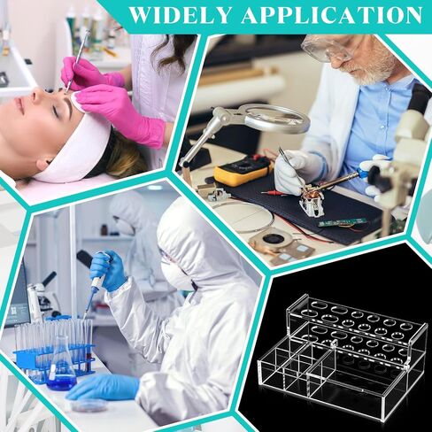 منظم حقنة مركب للأسنان من تشونفول، حامل حقنة أسنان متعدد الوظائف، حامل أنبوب اختبار، حامل لاصق من الأكريليك الشفاف، أداة مساعدة لعيادة التدريس والمختبر المؤقت in Kuwait