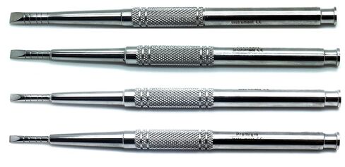 أدوات Dnetal Split Ridge Chisels Mallet المزروعة من الفولاذ المقاوم للصدأ 5 قطع in Kuwait