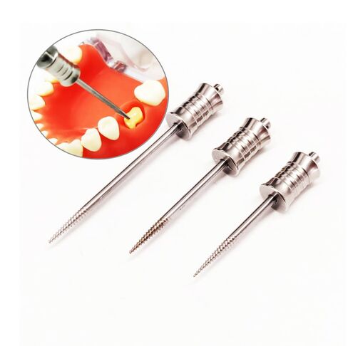 Dental Tooth Extraction Elevator Apical Root Tip Dental Manual Root Fragment Extractor Tooth Extraction Elevator Screw (1 Piece 25mm) in Saudi Arabia