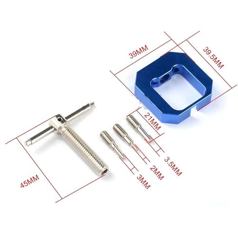RC Motor Gear Puller Universal Motor Pinion Gear Extractor Remover Professional Tools for RC Motor(Red) in Saudi Arabia