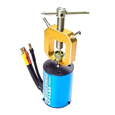 Universal Metal Motor Pinion Gear Puller Remover for RC Helicopter Drone RC Crawler Car Accessories(Yellow) in Saudi Arabia