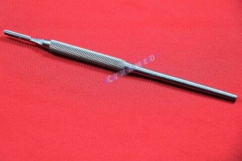 Round Scalpel Handle NO3 German Stainless with Grip Veterinary Dental Crafts CYNAMED in Kuwait
