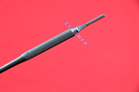 Round Scalpel Handle NO3 German Stainless with Grip Veterinary Dental Crafts CYNAMED in Kuwait