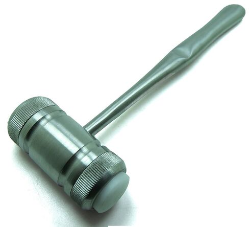 3× PREMIUM INSTRUMENTS Dental Mead Mallet 7.5" Head 7.29oz W/ 2 Replaceable Nylon Caps Orthodontics Stainless Steel in Saudi Arabia