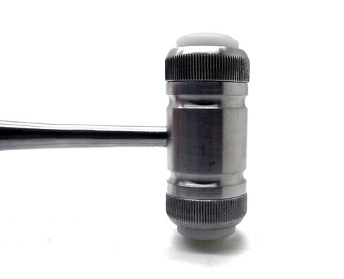 3× PREMIUM INSTRUMENTS Dental Mead Mallet 7.5" Head 7.29oz W/ 2 Replaceable Nylon Caps Orthodontics Stainless Steel in Saudi Arabia