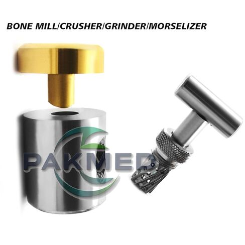 4 Pcs Dental Bone Graft Kit Dental Bone Crusher Miller Grinder Mead-Mallet Bone Morselizer in Kuwait