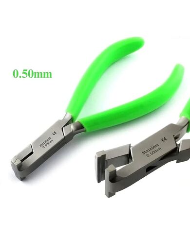 Step Pliers (Wire Forming & Detailing) – 0.5mm / 0.75mm / 1mm Options, TC Tungsten Carbide Tip Available, Stainless Steel, Autoclavable, Ergonomic Handle – Dental Lab & Training Use in Saudi Arabia
