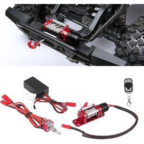 RC Winch 1/10, RC Winch Metal Winch, RC Car Winch with Remote Control Receiver, for Axial SCX10 D90 HPI RC Car Accessories in Saudi Arabia