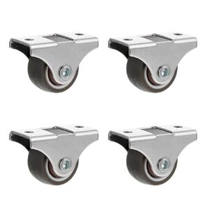 4PCS Casters Furniture Directional Silent Desk Table Movable Runner Wheel Fixed Heavy Duty in Kuwait