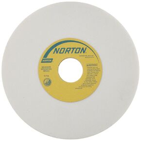 Norton 38A Vitrified Toolroom Abrasive Wheel, Type 1 Straight, Aluminum Oxide, 1-1/4" Arbor, 7" Diameter, 1/2" Thickness, 60-I Grit (Pack of 1) in Saudi Arabia