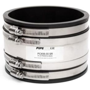 Fernco 1056-215RC 2 x 1.5 بوصة. أنبوب قص مرن مستقيم من الحديد الزهر أنبوب عالمي in Kuwait
