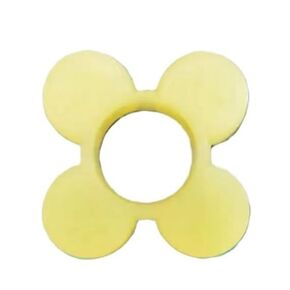 Plum Blossom Flexible Coupling Buffer, MT Polyurethane Coupling Buffer for Sports Equipment Yellow Multiple Sizes(170x295x50mm) in Kuwait