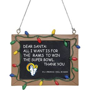 NFL Football Chalkboard Holiday Christmas Ornament - Pick Team (San Francisco 49ers) in Kuwait